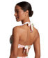 Фото #3 товара Women's Ruffled Floral-Print Bikini Top