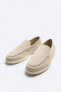 Casual split leather loafers