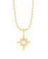 Фото #2 товара brook & york alice 14K Gold Plated Imitation Pearl Pendant Necklace
