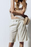 Фото #3 товара Dressy Linen-blend Shorts