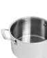 Фото #3 товара Professional 18/10 Stainless Steel Tri-Ply 4 Quart Stockpot with Lid