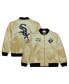 Фото #1 товара Куртка Mitchell&Ness мужская Золотая Chicago White Sox OG 2.0 легкая сатиновая.