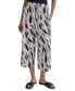 Women's Linen Printed Drawstring Pants