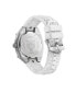 Фото #3 товара Men's Thunder Force Three Hand Quartz White Silicone 47MM