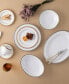 Фото #16 товара Charlotta Gold Set of 4 Dinner Plates, Service For 4