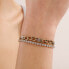 Gold-plated bracelet with Symphonia BYM86 crystals