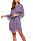 ფოტო #1 პროდუქტის Women's Olivia Soft Viscose Lingerie Wrap Robe