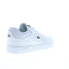 Фото #8 товара Lacoste Lineset 223 1 SMA Mens White Leather Lifestyle Sneakers Shoes