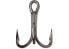 Фото #1 товара 2 Packs VMC 8527 CB 6X SHORT SHANK TREBLE HOOK-COASTAL BLACK-PRO PACK-PICK SIZE