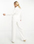 Фото #2 товара Vero Moda relaxed wide leg trouser co-ord in white