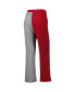 ფოტო #2 პროდუქტის Women's Crimson, Gray Alabama Crimson Tide Colorblock Cozy Tri-Blend Lounge Pants