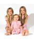 ფოტო #3 პროდუქტის Toddler| Child Girls Dusty Rose Kids 2-Piece Short Sleeve & Shorts Pajama Set