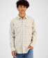 Фото #1 товара Рубашка мужская Sun + Stone Yohaan из вельвета с принтом, созданная для Macy's