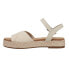 Фото #3 товара TOMS Abby Platform Espadrille Womens Off White Casual Sandals 10020768T-101