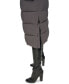 Фото #7 товара Womens Maxi Belted Hooded Puffer Coat