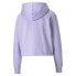 Фото #4 товара Puma Amplified Cropped Pullover Hoodie Plus Womens Purple Casual Outerwear 58933
