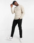 Фото #8 товара Selected Homme Premium lambswool jumper in beige