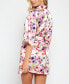 Ella Floral Print Satin Wrap Robe Lingerie, Online Only