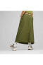 Dare To Midi Woven Skirt Kadın Yeşil Etek