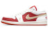 Фото #1 товара Кроссовки Nike Air Jordan 1 Low Spades (Белый, Красный)