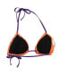 Фото #4 товара Women's Orange Clemson Tigers Wordmark Bikini Top