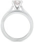 Diamond Princess-Cut Channel-Set Bridal Set (1-1/2 ct. t.w.) in 14k White Gold