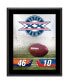 Фото #1 товара Chicago Bears vs. New England Patriots Super Bowl XX 10.5" x 13" Sublimated Plaque