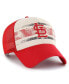 ფოტო #3 პროდუქტის Men's Red St. Louis Cardinals Breakout MVP Trucker Adjustable Hat