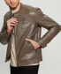 Фото #3 товара Men's Leather Biker Jacket