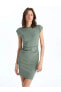 Фото #3 товара Платье LC WAIKIKI LCW Vision с круглым воротником и короткими рукавами