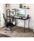 Фото #2 товара 48-Inch Reversible Computer Desk with Storage Shelf