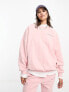 Фото #1 товара Pacsun script slogan crew neck sweater co-ord in silver pink