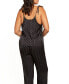 Фото #2 товара Пижама iCollection plus Size Delphine Circle, комплект из 2: Топ и полосатые брюки