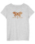 Kid Glitter Dragonfly Graphic Tee M