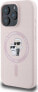 Karl Lagerfeld Karl Lagerfeld KLHMP16SSCMKCRHP iPhone 16 6.1" różowy/pink hardcase Silicone Karl&Choupette Heads Ring MagSafe standard