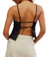 Фото #2 товара Women's James Open-Back High-Neck Top