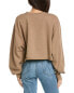 Фото #2 товара Good American Cropped & Cool Sweatshirt Women's Brown 8