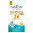 Фото #1 товара Nordic Naturals, Ultimate Omega 2X с витамином D3, лимон, 60 мягких желатиновых капсул