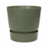 Plant pot Elho Greenville Ø 24,48 cm Green Plastic Circular Ø 25 cm Ø 24,5 x 23,30 cm