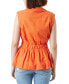 Фото #2 товара Women's Lester Smocked-Waist Peplum Vest