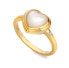 Фото #1 товара Jac Jossa Soul DR284 Diamond and Pearl Gold Plated Ring