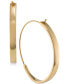 ფოტო #1 პროდუქტის Gold-Tone Hoop Earrings