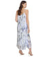 Women's Printed Chiffon Maxi Dress