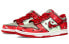 【定制球鞋】 Nike Dunk Low 情人节二次元 低帮 板鞋 女款 红白色 / Кроссовки Nike Dunk Low CW1590-002