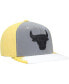 Фото #4 товара Men's Gray, Yellow Chicago Bulls Day 5 Snapback Hat