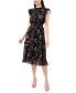 Фото #1 товара Платье CeCe женское с поясом на резинке и рукавами "бабочка"
