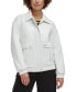 ფოტო #1 პროდუქტის Women's Faux Leather Dad Bomber Jacket