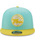 Фото #5 товара Men's Turquoise, Yellow Philadelphia 76Ers Color Pack 9Fifty Snapback Hat