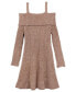 ფოტო #1 პროდუქტის Big Girls Fuzzy Lurex Cold Should Dress