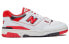 Кроссовки мужские New Balance NB 550 Красно-белые 36 - фото #3